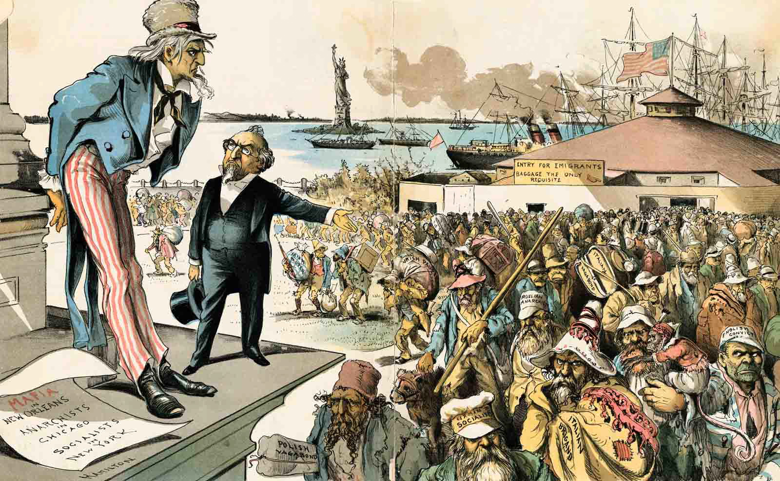 Историография американской иммиграции второй половины XX века, все концепции